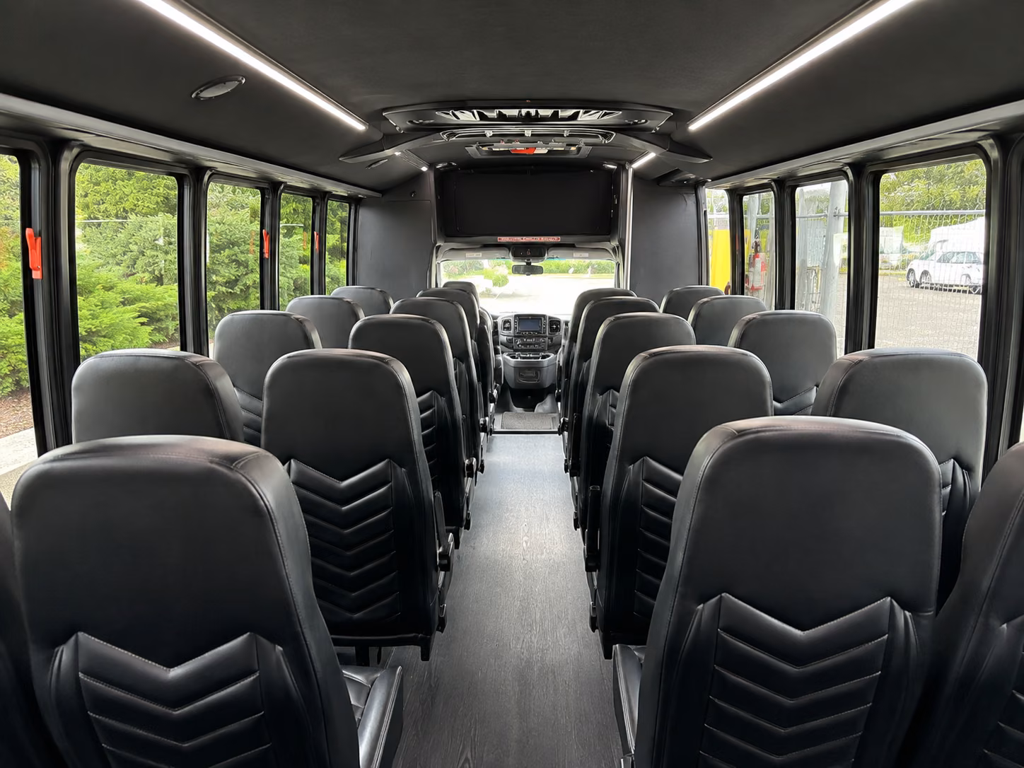 eagan 15 passenger minibus inside