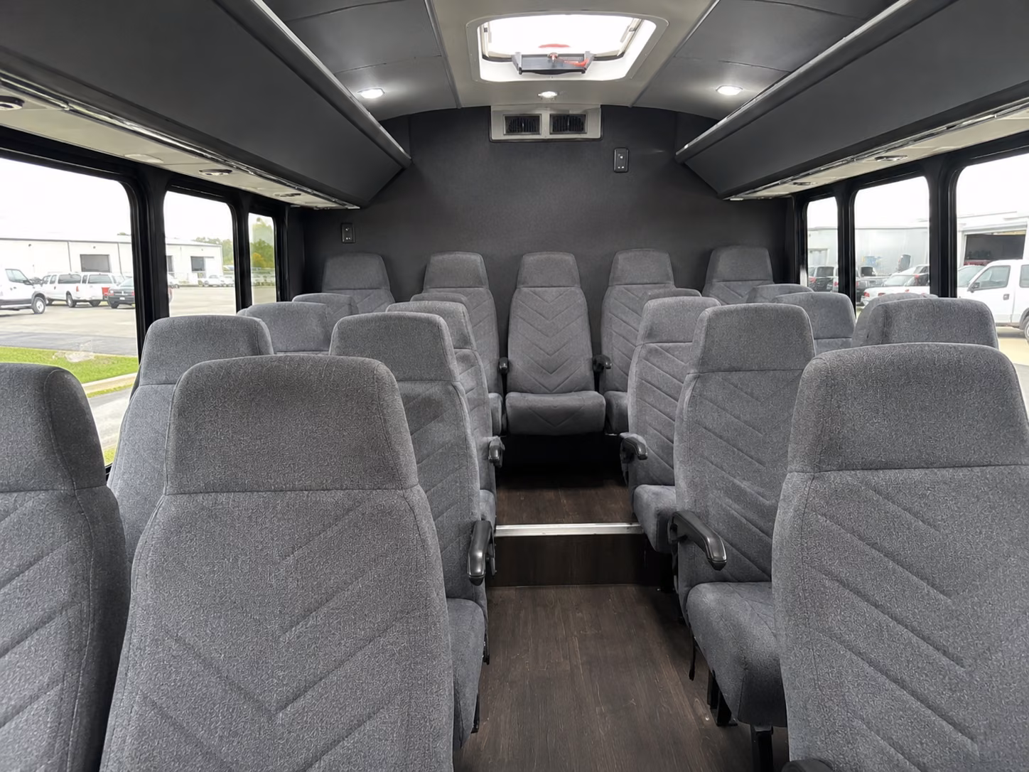 eagan 15 passenger minibus interior