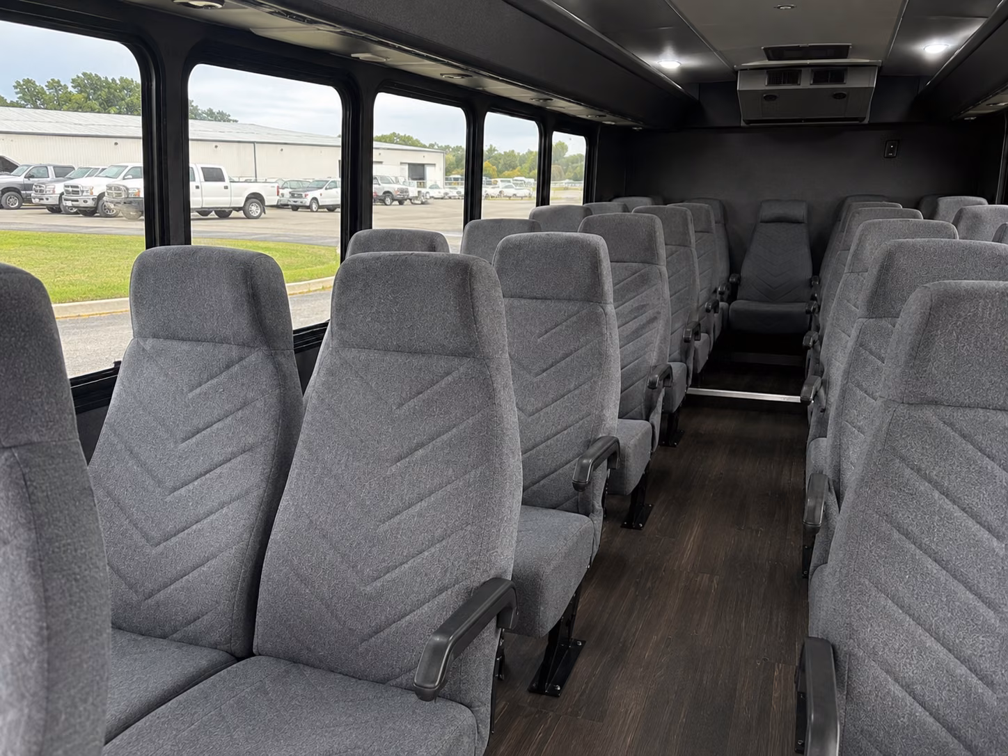 eagan 18 passenger minibus interior