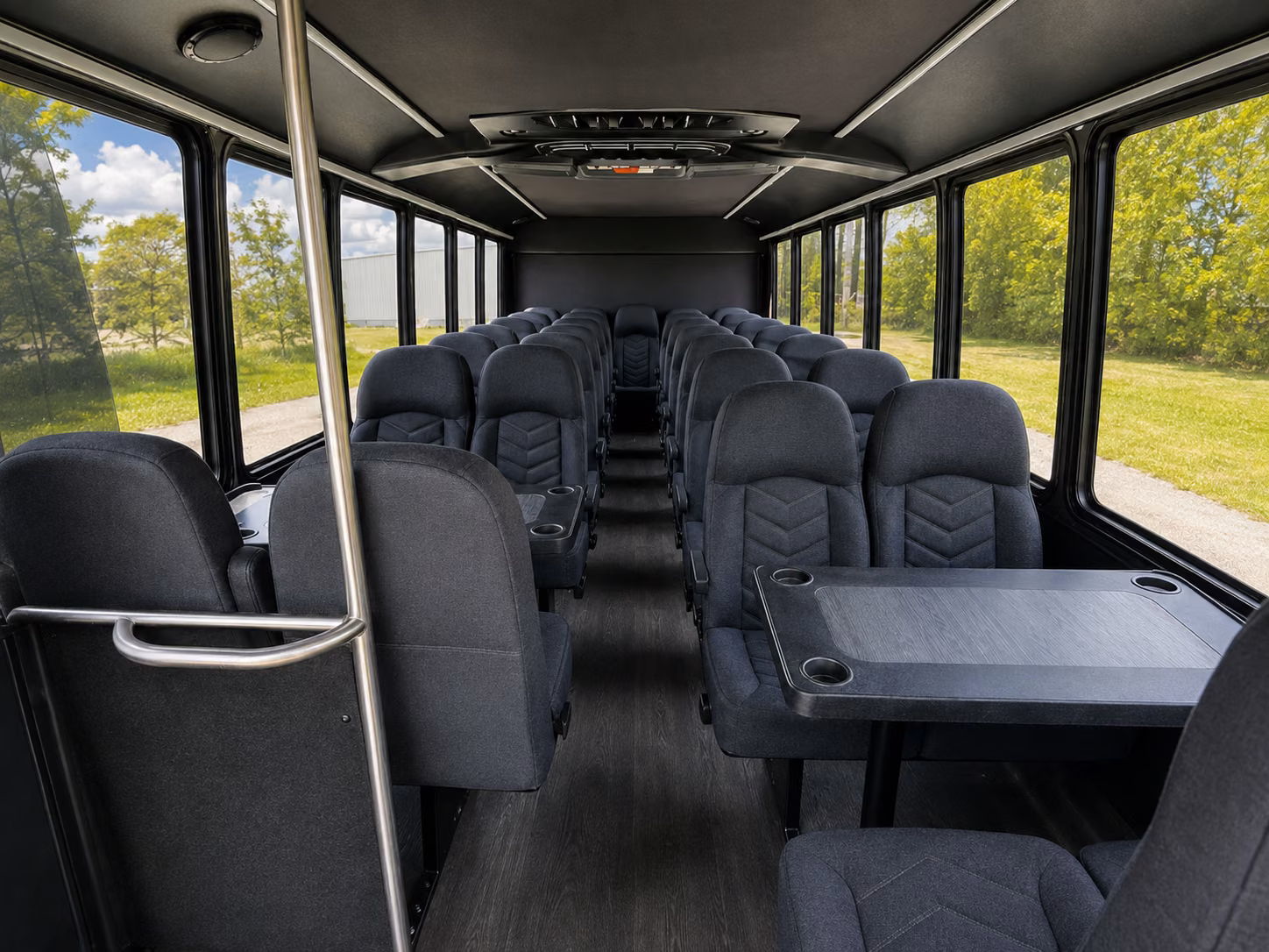 eagan 20 passenger minibus interior