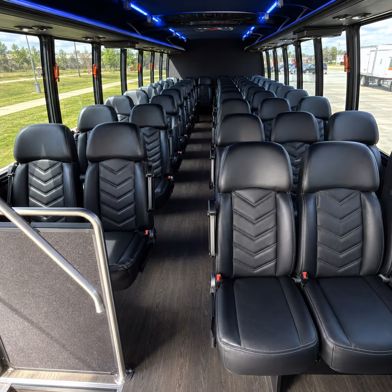 eagan 25 passenger minibus inside