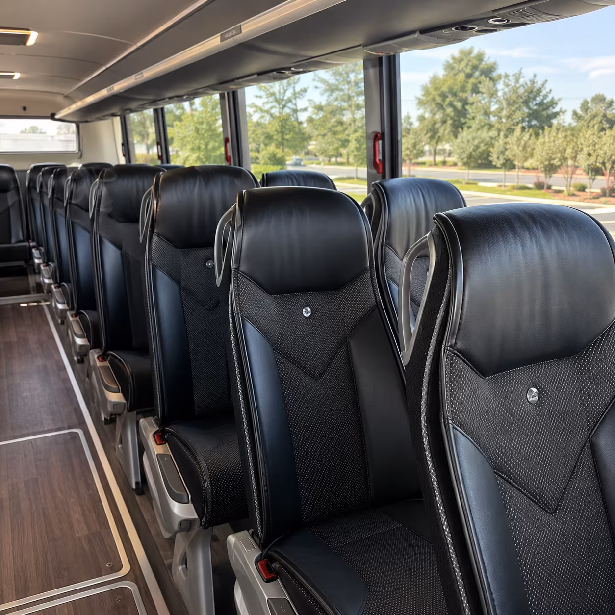 eagan 56 passenger charter bus interior