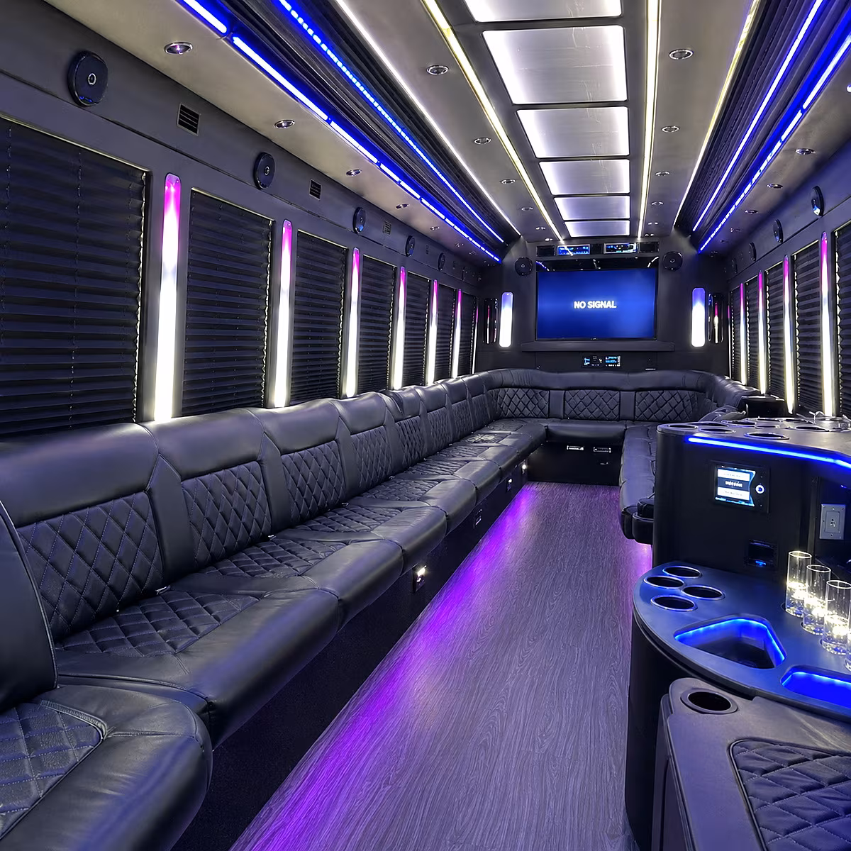 eagan party bus interior