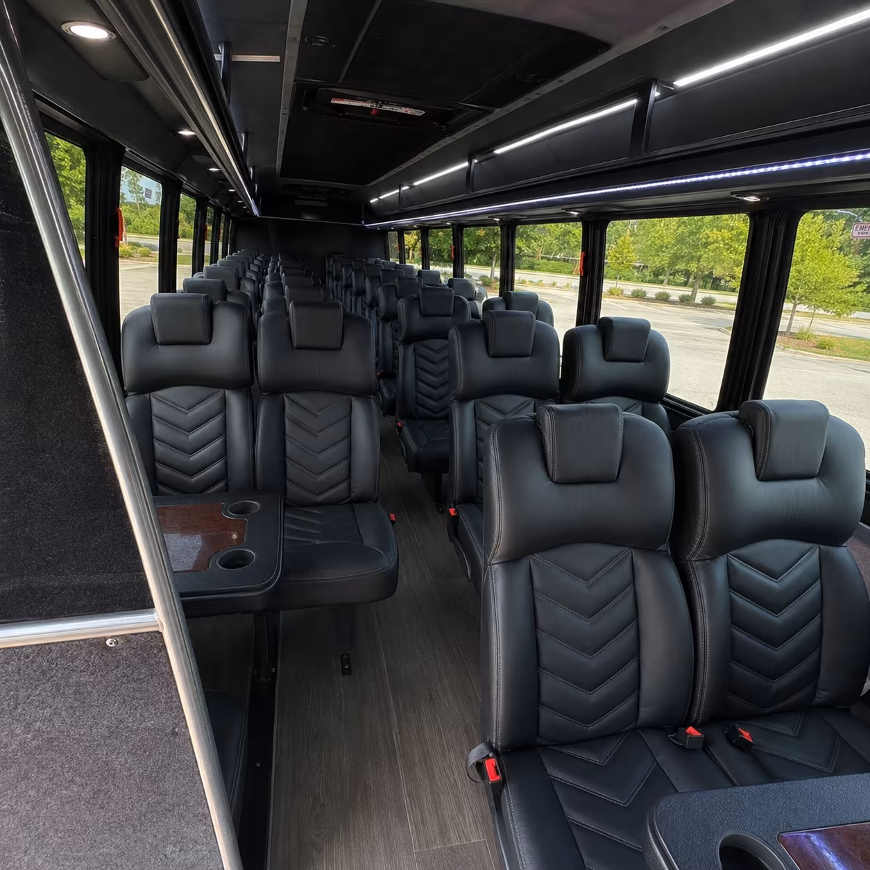eagan wine tour brewery transportation onboard seating
