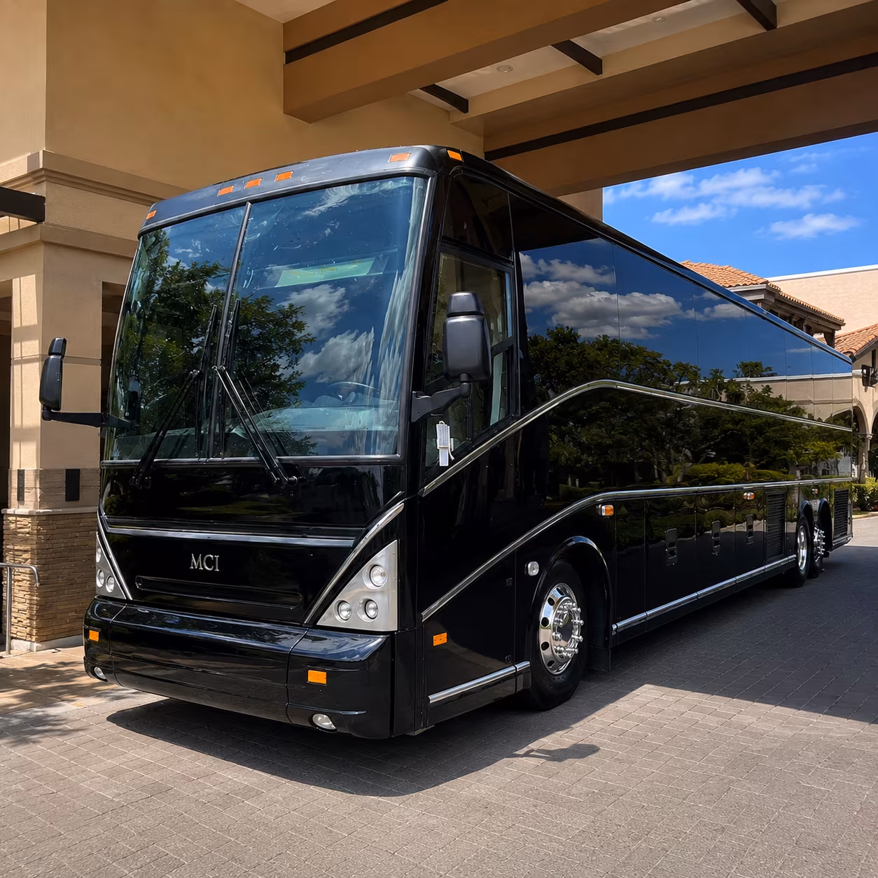 msp airport charter bus rentals and group transfers