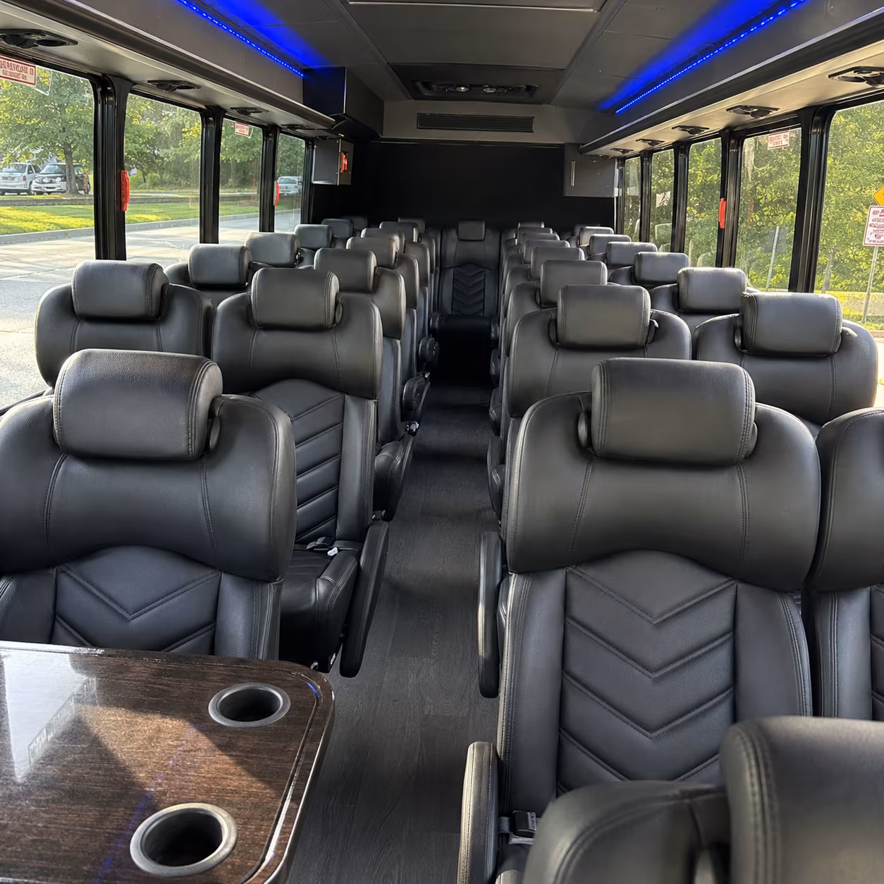 shuttle buses for eagan wedding guests between hotels and venues